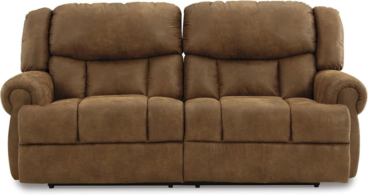 Boothbay Faux Leather 2 Seat Reclining Sofa Dark Brown